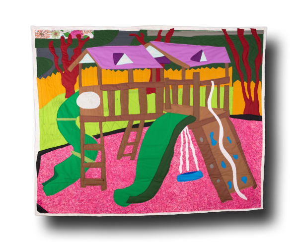 Michael C. Thorpe, backyard, 2022