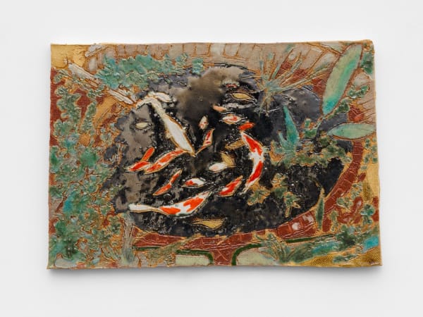 Raina Lee, Kethevane’s Koi Pond, Arcueil, stoneware, 6x9