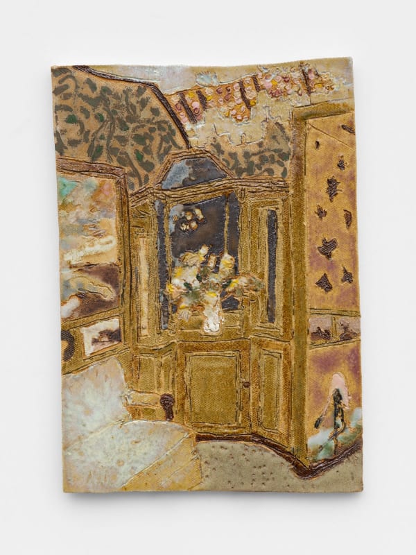 Raina Lee, Still Life at Casa Vicens, stoneware, 9x6