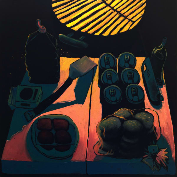 Campbell-Lynn McLean, My Crucible, oil on canvas, 30x30in