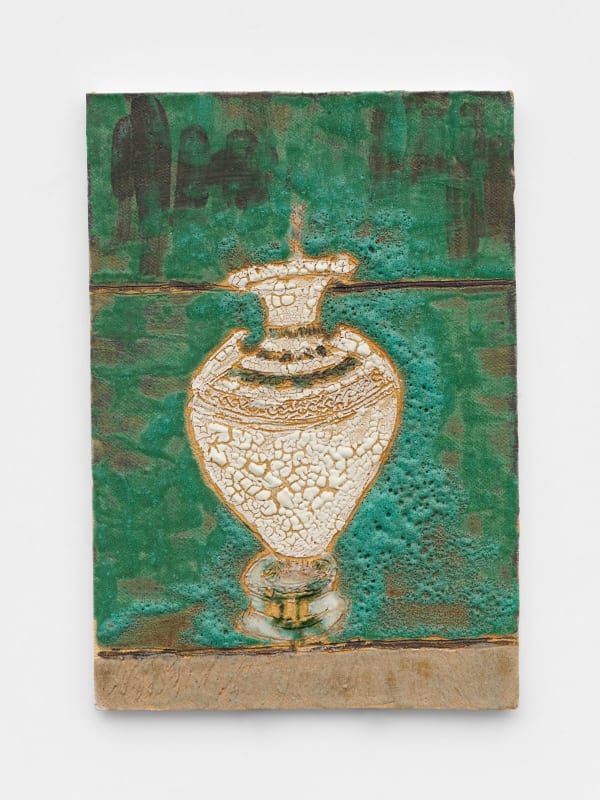 Raina Lee, Winged Nasrid Pot, stoneware 9x 6