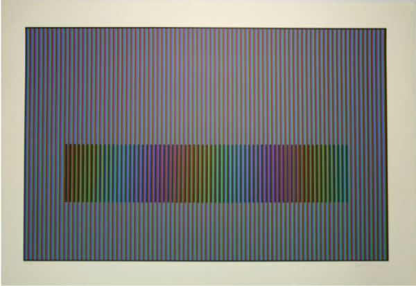 Carlos Cruz-Diez, Induction Chromatique série de 5, 1988