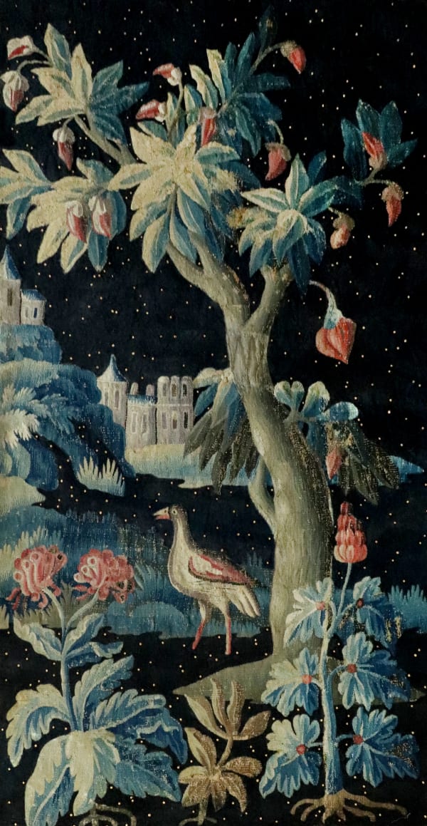 Renaud Auguste-Dormeuil, Hope It Was Worth It - Tapisserie des deux cascades (ciel du 3 juin 1793_assassinat de Marat_Paris 30 rue des cordeliers), 2023