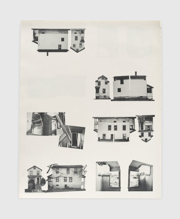 Gordon Matta-Clark, Splitting Book, Uncut book pages, 1974