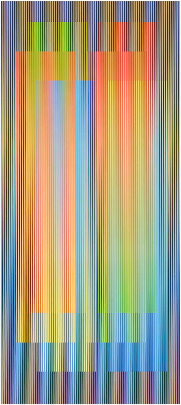 Carlos Cruz-Diez, Couleur Additive Denise C, 2007