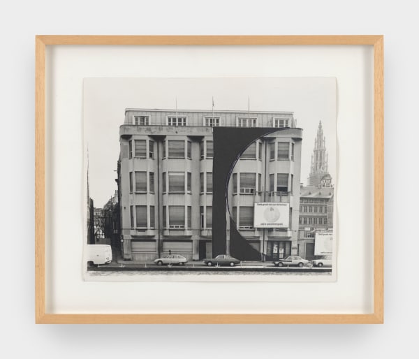 Gordon Matta-Clark, Study for "Office Baroque," first project, 1977