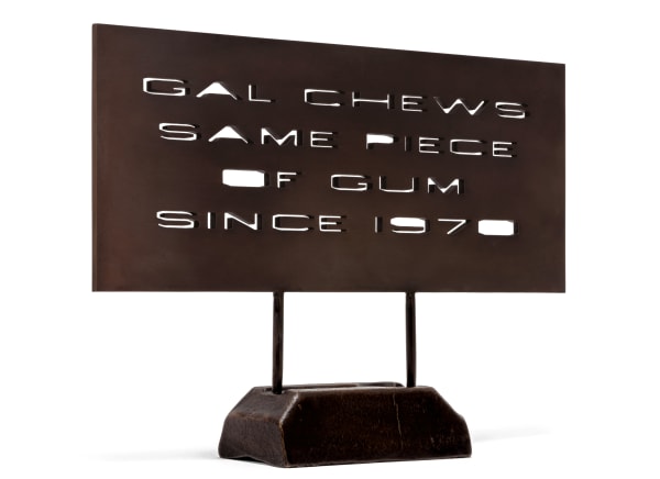 Ed Ruscha, GAL CHEWS GUM, 2019 - 2021