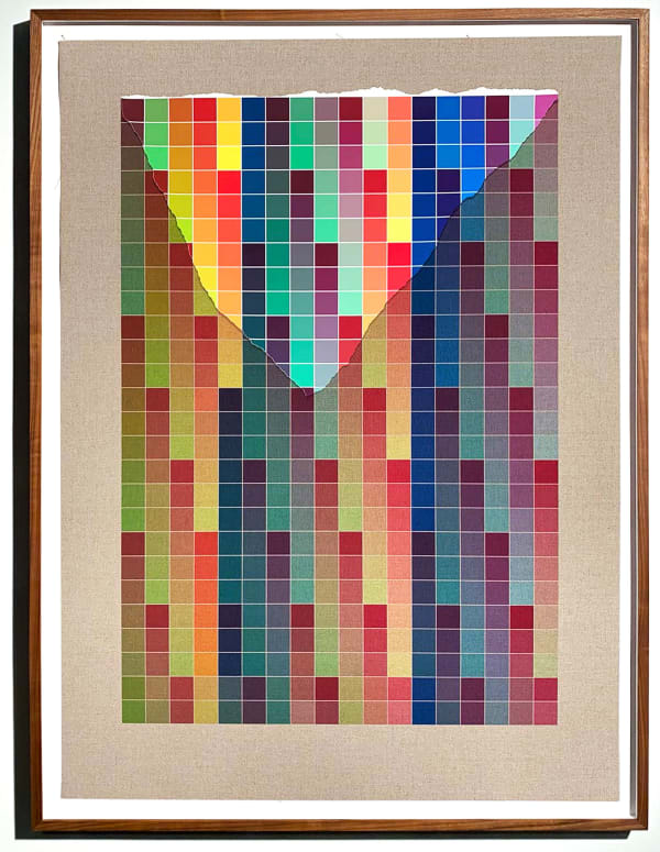 Analia Saban, Transcending Pigment from Paint to Canvas, from Canvas to Paint (Color) #3, 2020