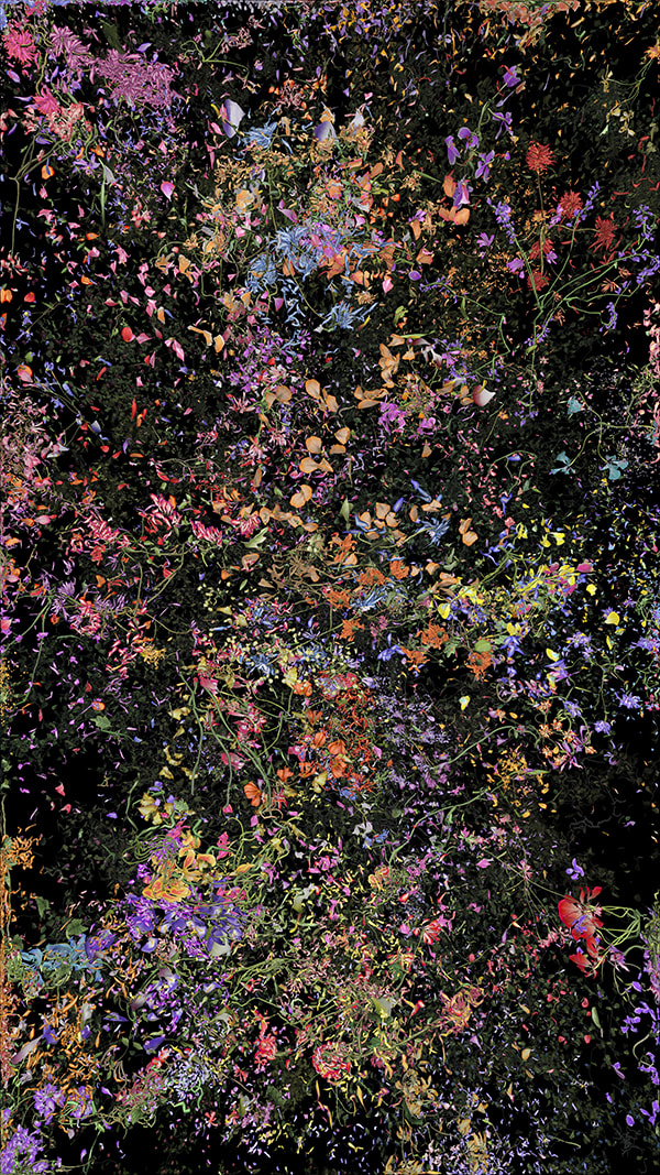 Jennifer Steinkamp, Botanic, 4, still frame 16, 2016