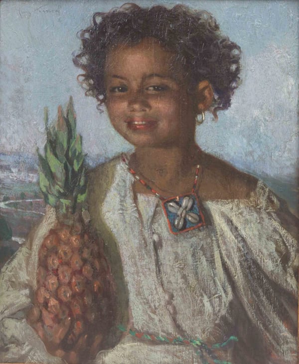 José Cruz Herrera, Fillette marocaine à l'ananas
