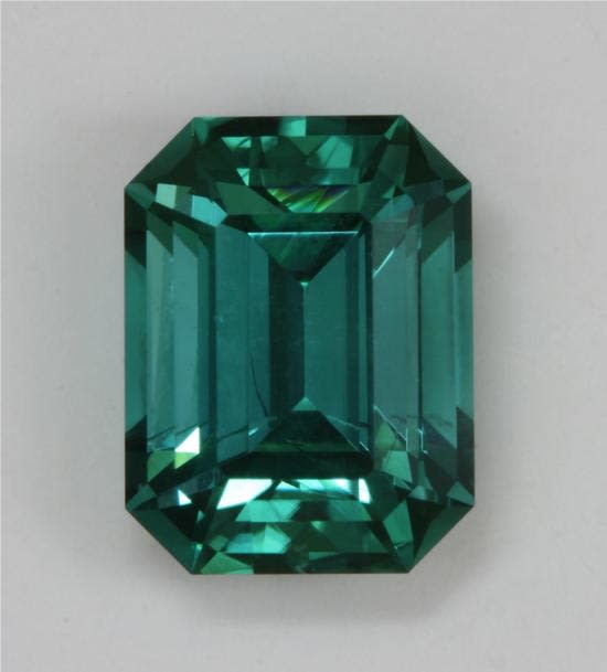 Blue Green Emerald Cut 1.80 ct