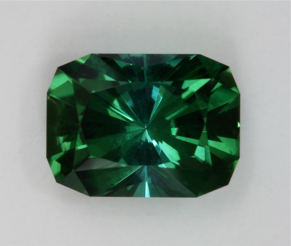 Blue Green Barion cut 2.22 ct