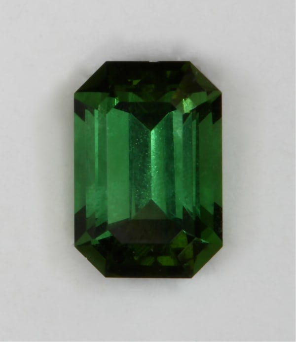 Green Emerald Cut 0.67 ct