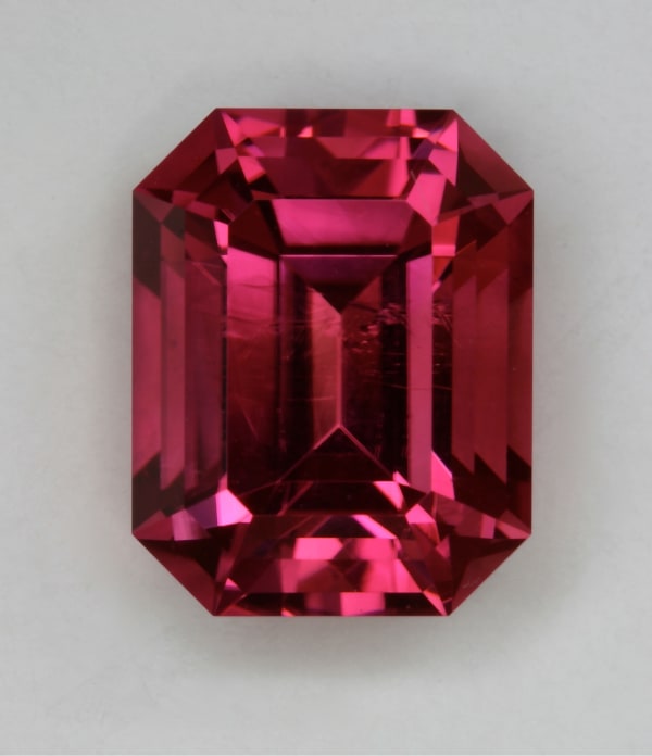 Red Emerald Cut 3.46 ct