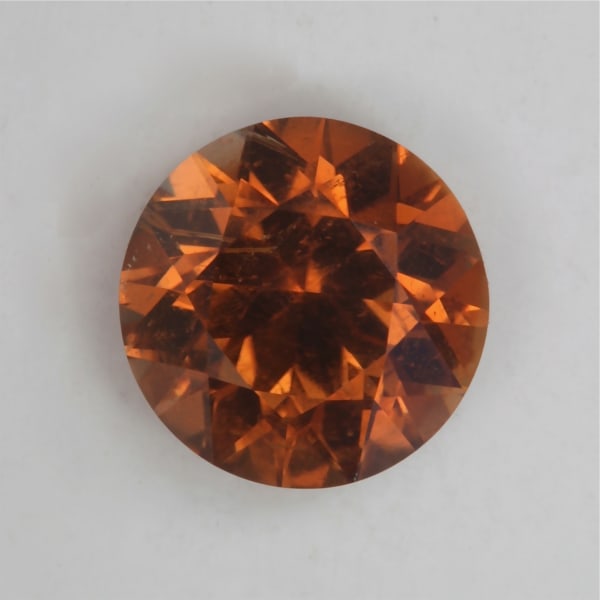 Orange Round 1.17 ct