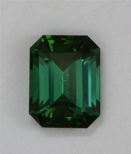 Blue Green Emerald Cut 1.97 ct