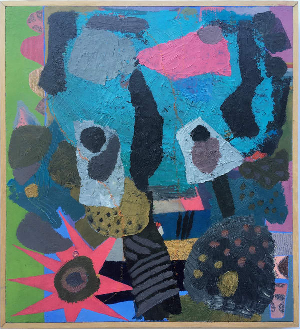 Blue Skull with Red Star