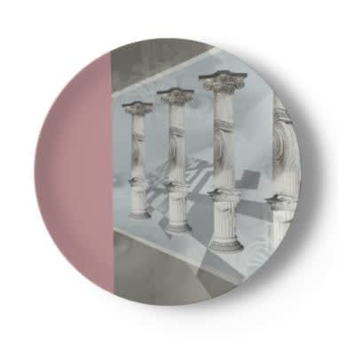 Sasha Bowles plate 3, 2023 Bone China height 20.5 cm height 8 1/16 in