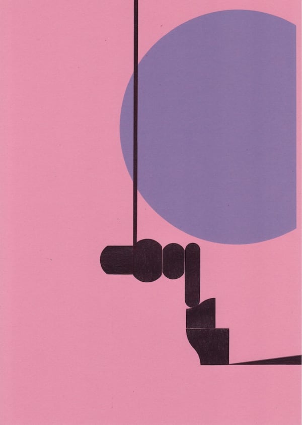 Richard Caldicott Untitled, 2016 Ballpoint pen and inkjet on paper 29.7 x 21 cm 11 11/16 x 8 1/4 in