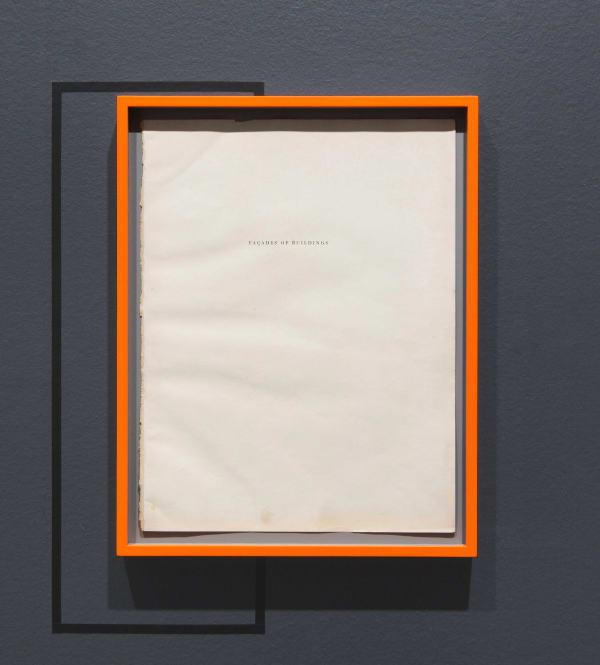 Justin Hibbs, Facades of Buildings, 2015