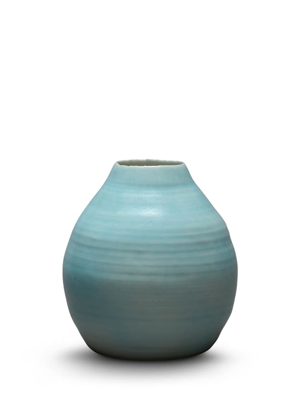 Steven Geddes Untitled, 2020 Copper green porcelain 14 x 13 cm 5 1/2 x 5 1/8 in