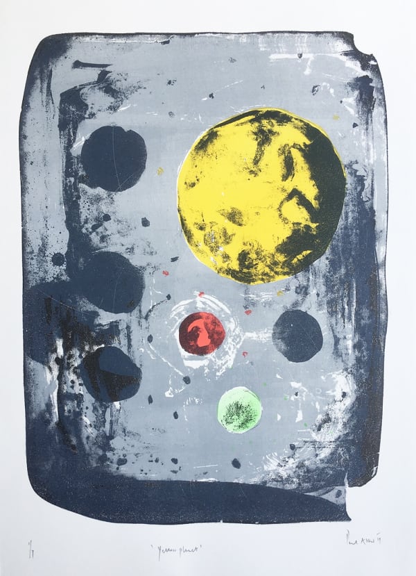 Paul Atkins Yellow Planet, 2019 Lithograph 49 x 35 cm 19 5/16 x 13 3/4 in