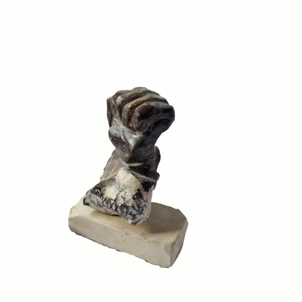 Drew Edwards Fist, 2020 Flint 30 x 14 x 16 cm 11 13/16 x 5 1/2 x 6 5/16 in