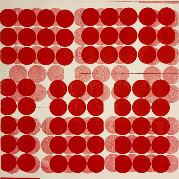 Katrina Blannin Domenica #32, 2022 Ink on Fabriano Rosaspina Ivoire paper monotype 50 x 50 cm 19 11/16 x 19 11/16 in