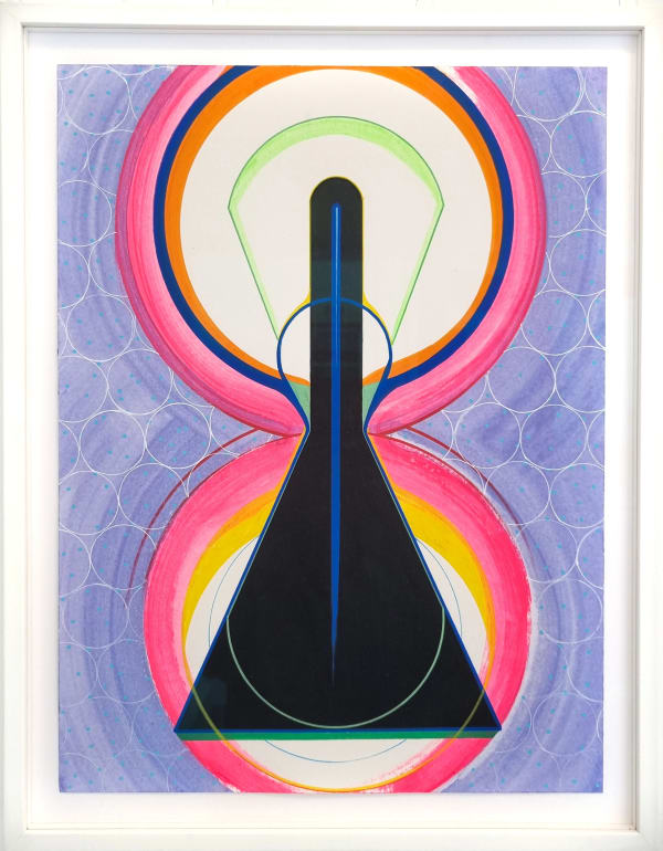 Bérénice Mayaux Untitled, 2020 Acrylic and ink on paper 47.6 x 37.9 cm 18 3/4 x 14 15/16 in 54.3 x 42.6 cm including frame 21 3/8 x 16 3/4 in