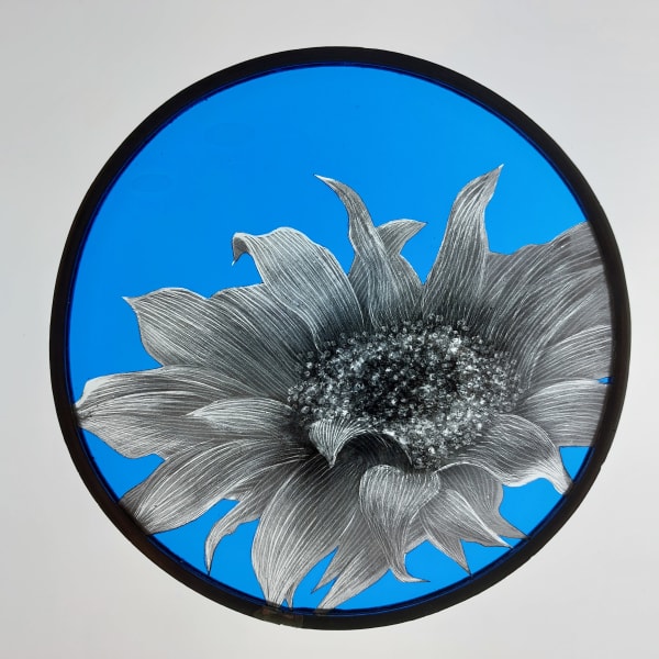 Grace Ayson, Small Sunflower Roundel, 2024