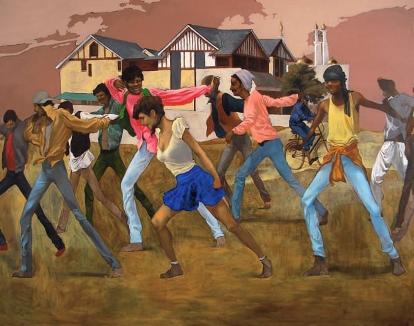 Salman Toor, Group Dance, 2012
