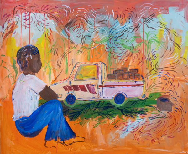 Augustine Paredes, To cut you in half is to cut me in half, 2022