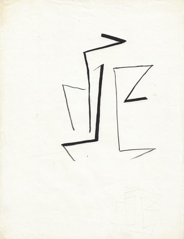 Mehdi Moutashar, Sketch, Paris, 1968