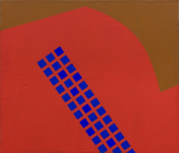 Mohamed Melehi, Sky Above Manhattan, 1963
