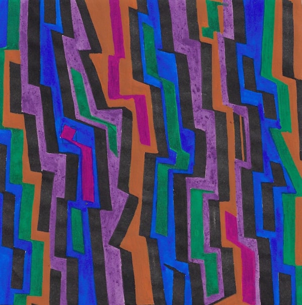 Mehdi Moutashar, Sans titre / Untitled, Paris, 1968