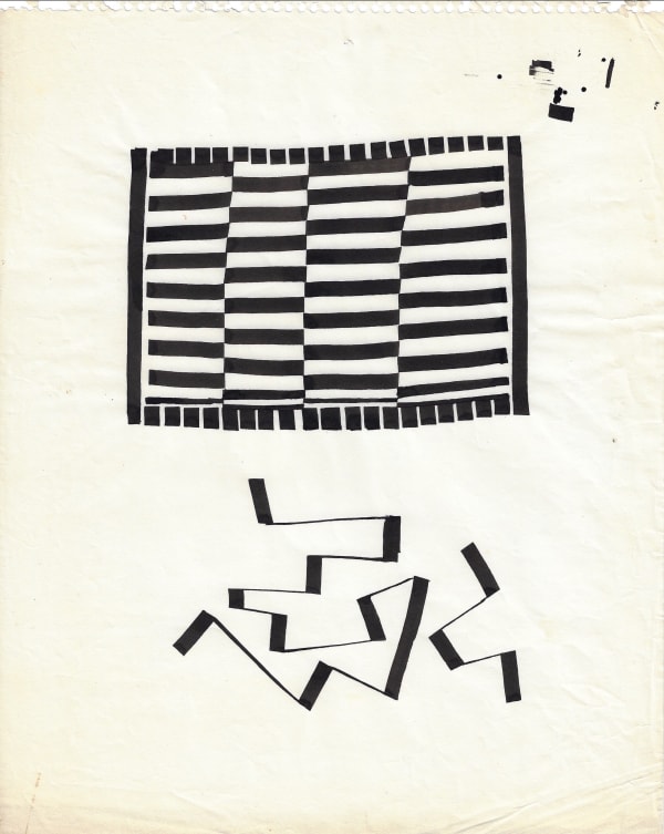 Mehdi Moutashar, Sketches, Paris, 1968