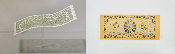 Abdullah Syed, Deconstruction of the Myth of the Flying Rug 1 (diptych), 2012