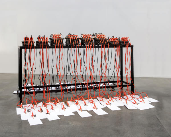 Mounir Fatmi, Inside the Fire Circle, 2017