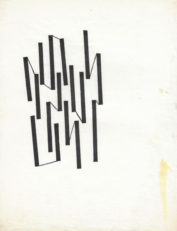 Mehdi Moutashar, Sketches, Paris, 1968