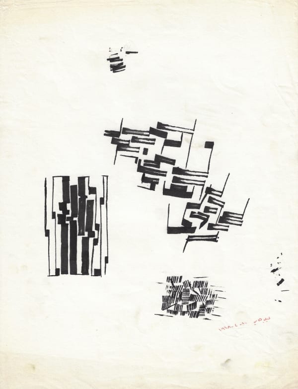 Mehdi Moutashar, Sketches, Lillehammer, 10 April 1968