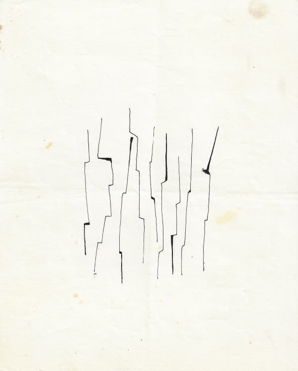 Mehdi Moutashar, Sketch, Paris, 1967