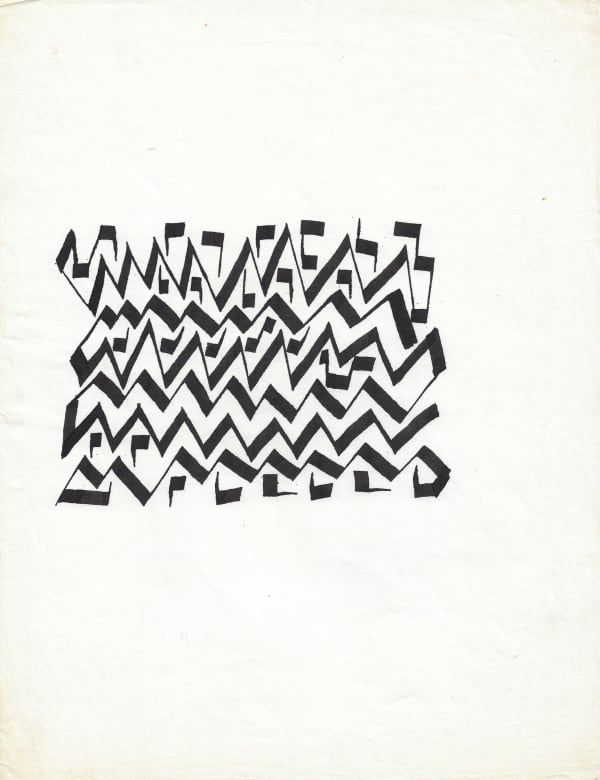 Mehdi Moutashar, Sketch, Paris, 1967