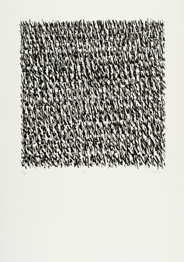 Günther Uecker Manuele Struktuur. No IX, 1975