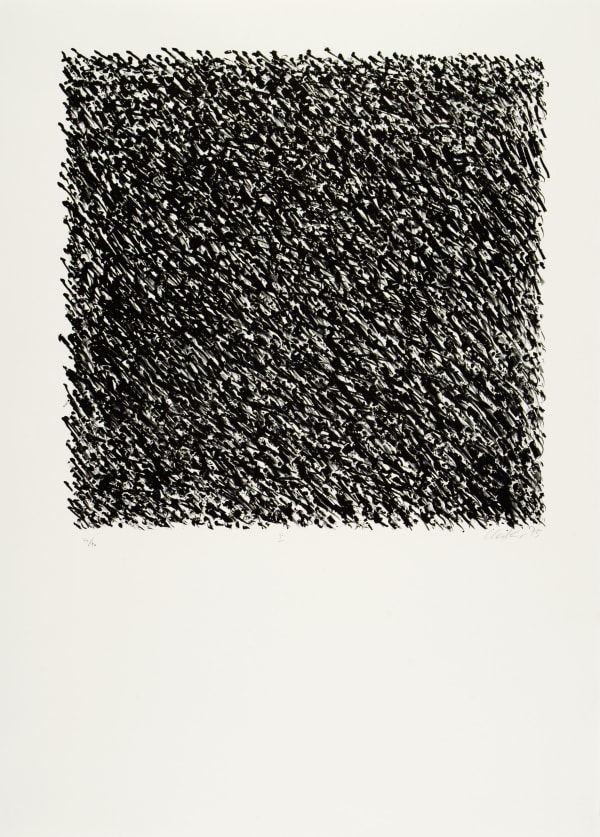 Günther Uecker Manuele Struktuur. No I, 1975