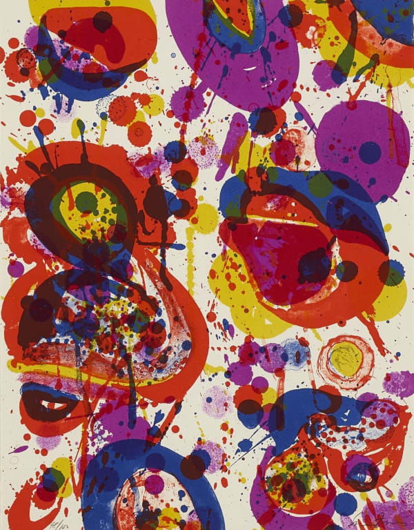 Sam Francis, An 8 Set. Pasadena Box. No 1, 1964