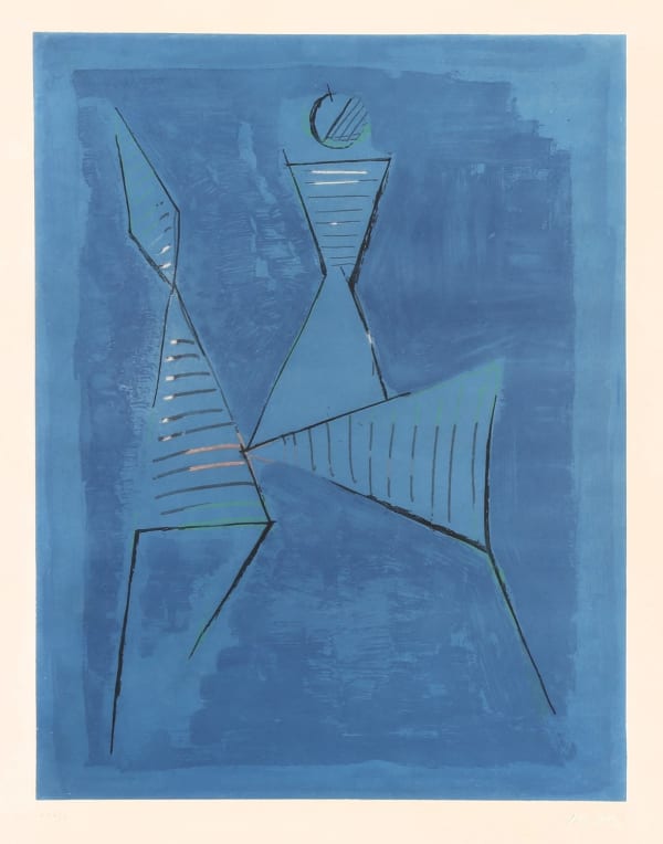 Marino Marini, Marino from Goethe, plate III, 1979