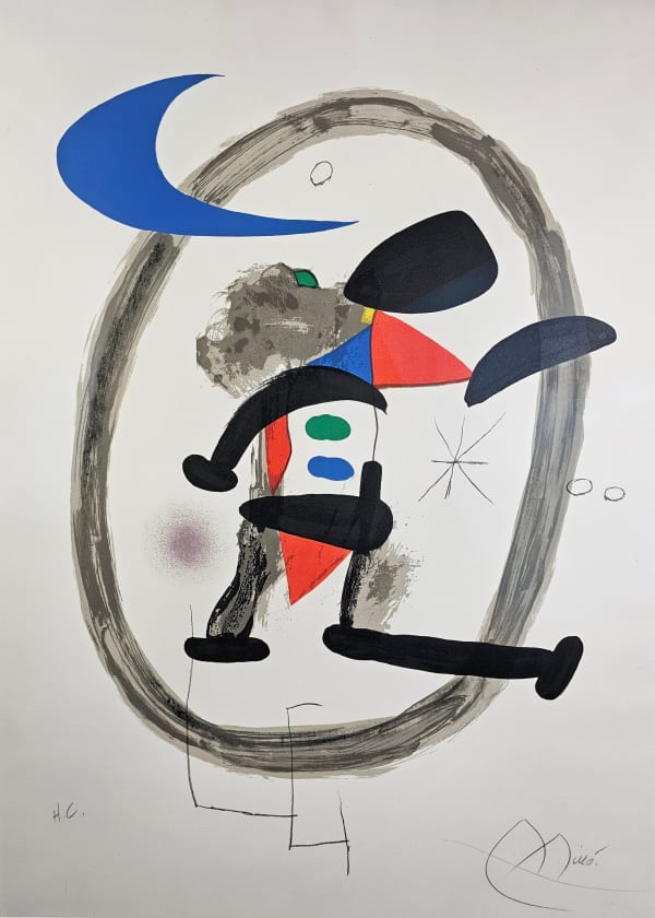 Joan Miró, Arlequin Circonscrit, 1973