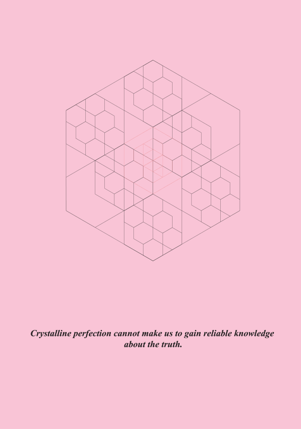 Wu Ding 吳鼎, People describe the world, yet the world remains as it is shown: Crystalline perfection cannot make us to gain reliable knowledge about the truth 人们言说这个世界而这个世界如其所示: 晶体的完美也无法使我们获得更多关于实在的知识, 2013
