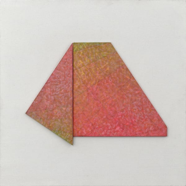 Karl-Heinz Adler 卡尔-海因茨-阿德勒, Kleines Reliefbild von Gelb zu Rot, 2003