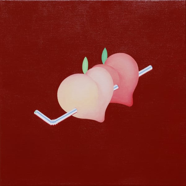 Yang Yang 楊揚, Peachy Straw 002 桃裡桃氣的吸管 002, 2019